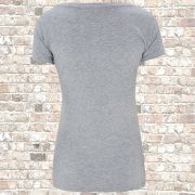 WomensTshirtMelangeGreyBack